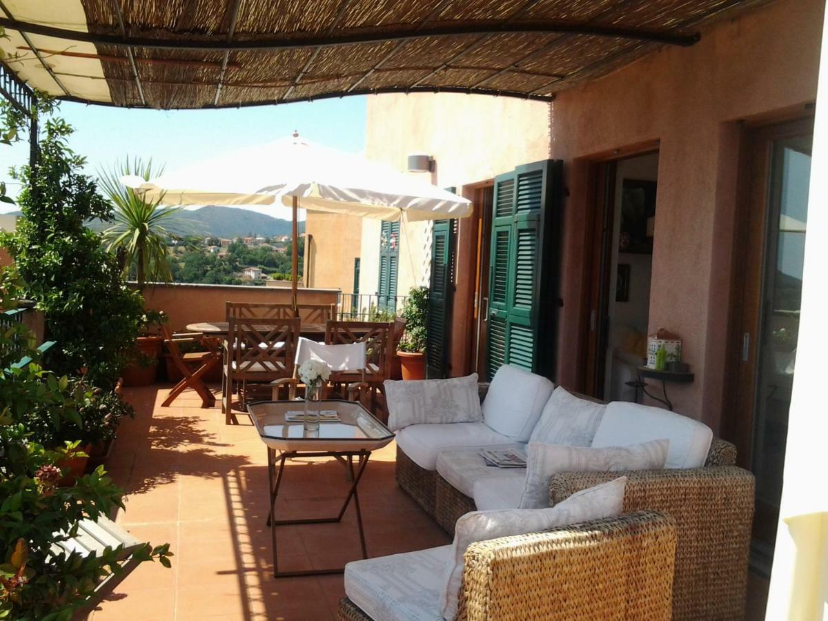Villa Attico Con Vista Spettacolare Cogoleto Exterior foto